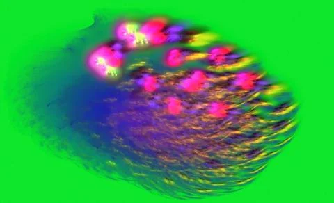 Abstract image resembling clouds Stock Illustration