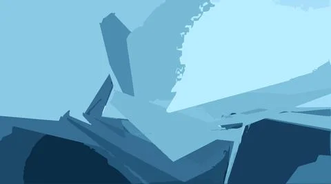 Abstract image with shades of blue Stock Illustration