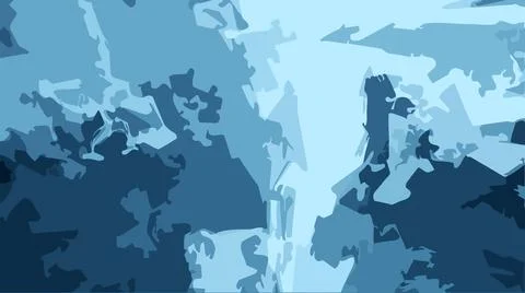 Abstract image with shades of blue Stock Illustration
