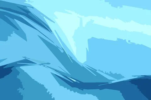 Abstract image with shades of blue Stock Illustration