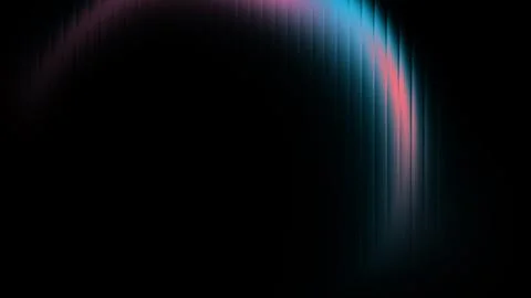 Abstract image shows gradient vertical lines blending blue, pink, and red hue Stock Illustration