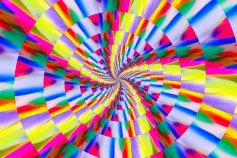 Abstract image of spiral form of monocentric type Stock Illustration