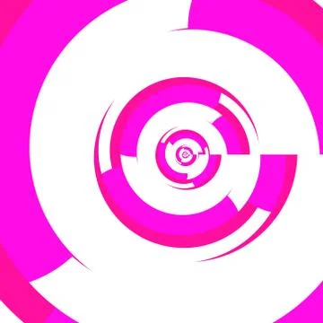Abstract image of spiral form of monocentric type Stock Illustration