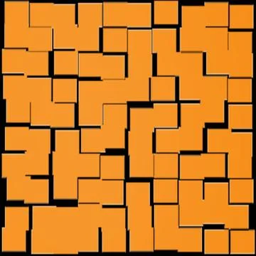 Abstract image of squares background Illustrazione stock