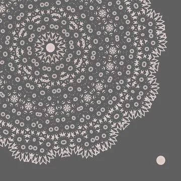 Abstract image There is no room in the pattern anymore.3d Illustrazione stock