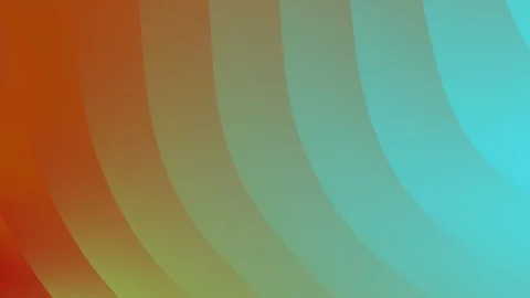 Abstract image with warm and cool curved color gradients. Stockbeeldmateriaal 333538120