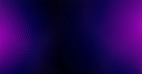 Abstract image of wavy lines and particles consisting of many arrows in dif.. Stock Illustration