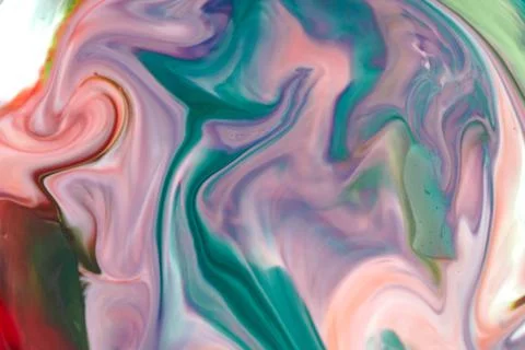 Abstract images of multiple colors mixed together to form a pattern. Stock Photos
