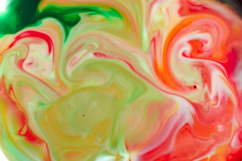 Abstract images of multiple colors mixed together to form a pattern. Stock Photos