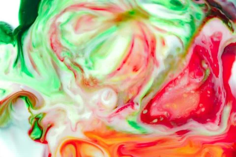 Abstract images of multiple colors mixed together to form a pattern. Stock Photos