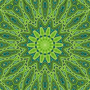 Abstract indian pattern with mandalas vector background Stock Illustration