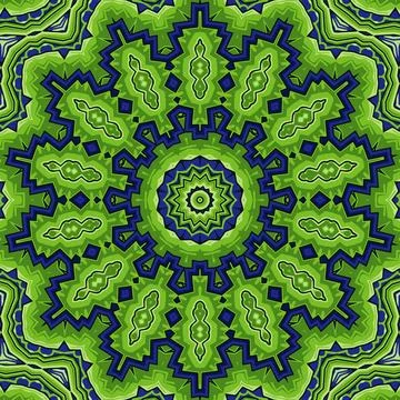 Abstract indian pattern with mandalas vector background Stock Illustration