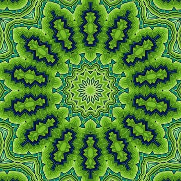 Abstract indian pattern with mandalas vector background Stock Illustration