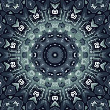 Abstract indian pattern with mandalas vector background Stockillustratie