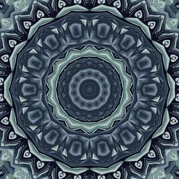 Abstract indian pattern with mandalas vector background Stock Illustration