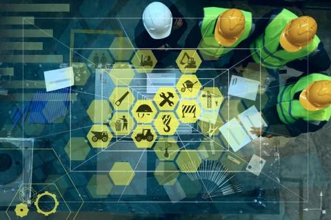 Abstract industry concept Stock Illustration