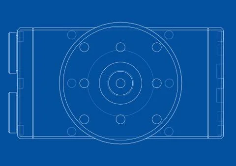 Abstract industry object concept Stock Illustration