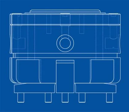 Abstract industry object concept Stock Illustration