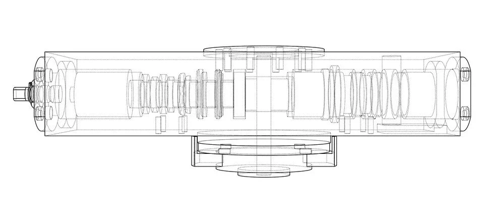 Abstract industry object concept 스톡 일러스트