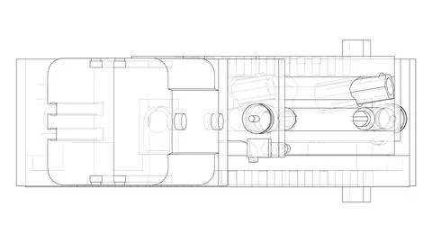 Abstract industry object concept. Vector Stock Illustration