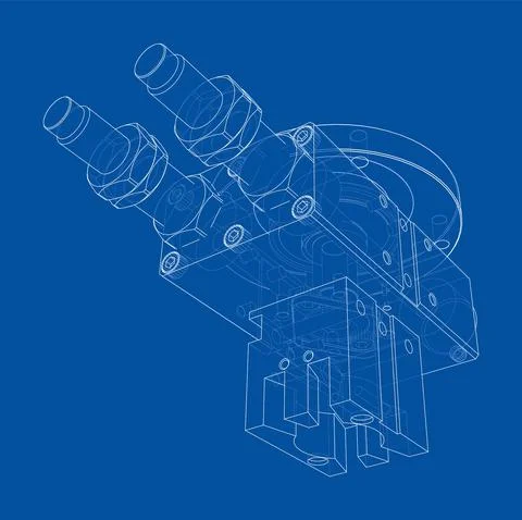 Abstract industry object concept. Vector Stock-Illustration
