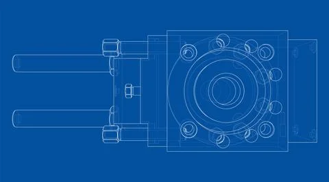 Abstract industry object concept. Vector Stock Illustration