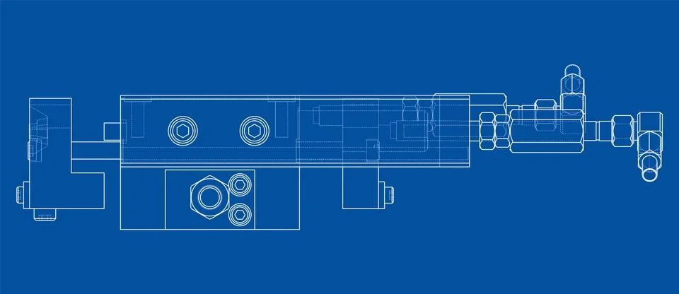 Abstract industry object concept. Vector Stock Illustration