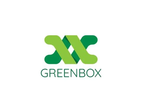 Abstract infinite geometric cube box arrow logo icon for corporate business,  Stock Illustration