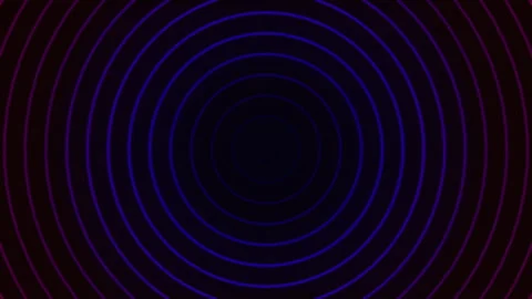 Abstract infinite neon tunnel loop background. Stock Footage 259977916