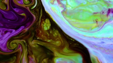 Abstract Infinity Arty Pattern Paint Liquid Concept Background Texture Foota Stock Footage 131195764