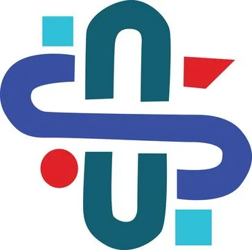 Abstract Infinity Letter S Logo Vector Design Stock Illustration