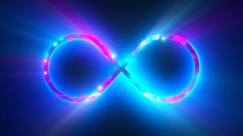 Abstract infinity sign Illustrazione stock