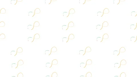 Abstract of infinity symbol lines animation on white background Stock Footage 132426546
