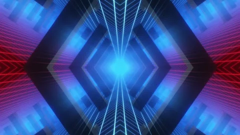 Abstract Infinity Tunnel Video stock 275146955