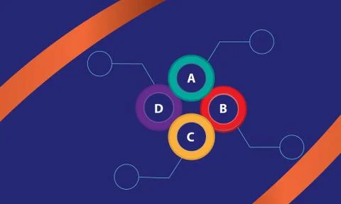 Abstract info graphics background Stock Illustration