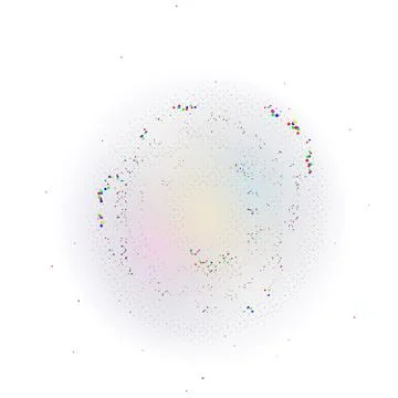 Abstract infographic. Big data visualization. Futuristic background. Technology Illustrazione stock