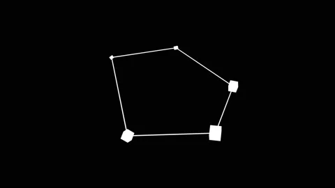 Abstract infographic connection set. Pack of three graphs Stock Footage 219604071