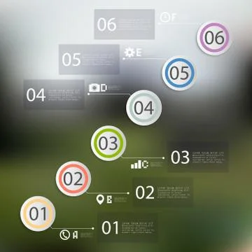 Abstract infographic pattern for business, blurred vector 스톡 일러스트