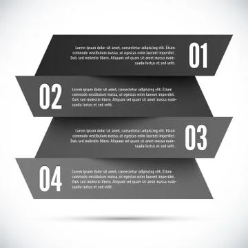 Abstract infographic template Stock Illustration