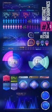 Abstract infographic vector elements. Graph, icon. Stock Illustration