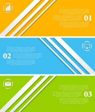 Abstract infographic vector tech banners Abstract infographic vector tech ... Stock Photos