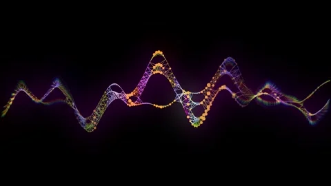 Abstract infographics animation. Big data graph grid curve noisy representa.. Stock-Footage 330341877