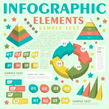 Abstract infographics Stock Illustration