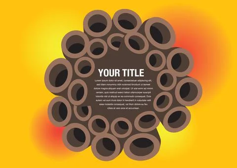 Abstract infographics layout border template Stock Illustration