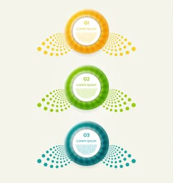Abstract infographics options banner. Vector illustration. Stock Illustration