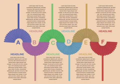 Abstract infographics options template Stock Illustration