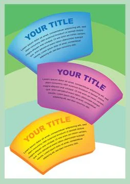Abstract infographics options template Stock Illustration