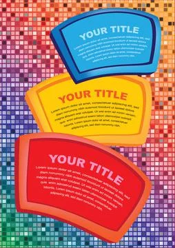 Abstract infographics options template. Workflow layout Stock Illustration