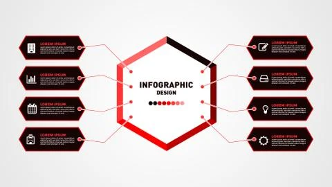Abstract infographics template 스톡 일러스트