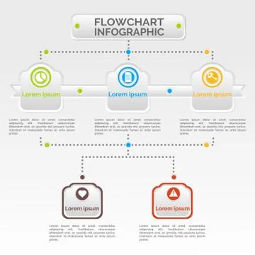 Abstract infographics in vector. Stock Illustration